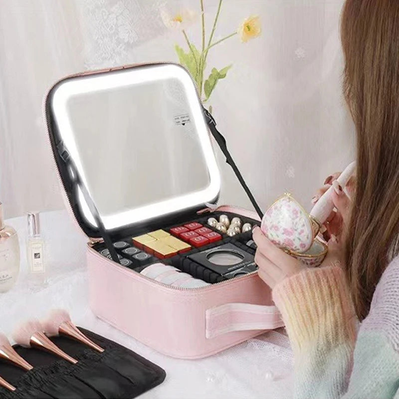 LED Cosmetic Mirror Case